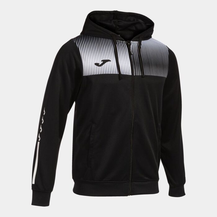 SUPERNOVA IV ZIP-UP HOODIE BLACK WHITE Thumbnail