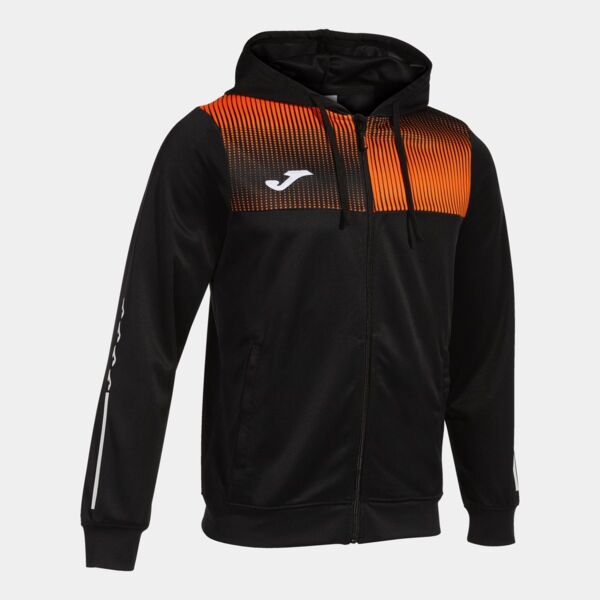 SUPERNOVA IV ZIP-UP HOODIE BLACK ORANGE Thumbnail
