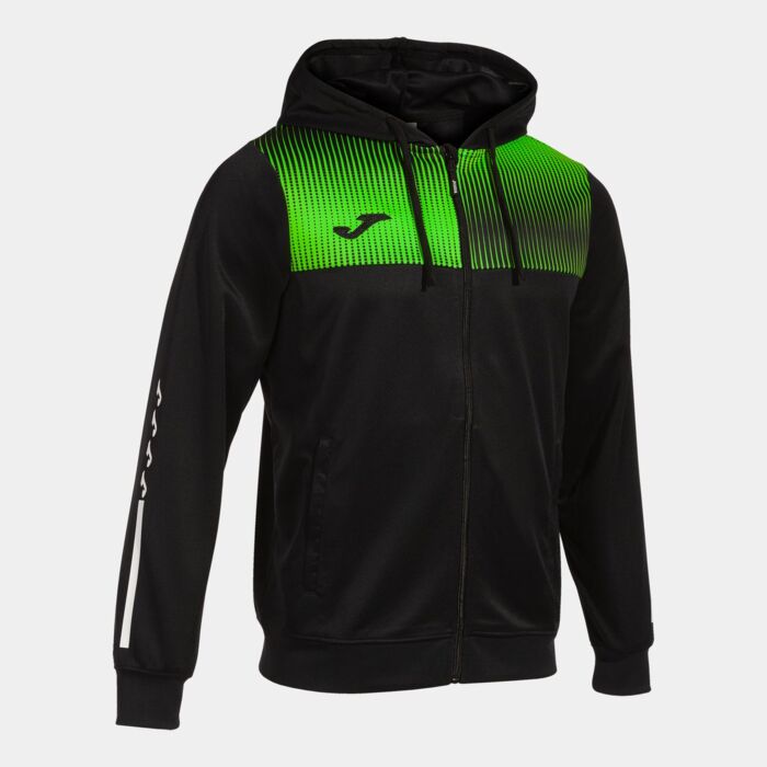 SUPERNOVA IV ZIP-UP HOODIE BLACK FLUOR GREEN Thumbnail
