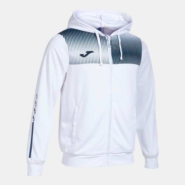 SUPERNOVA IV ZIP-UP HOODIE WHITE NAVY Thumbnail