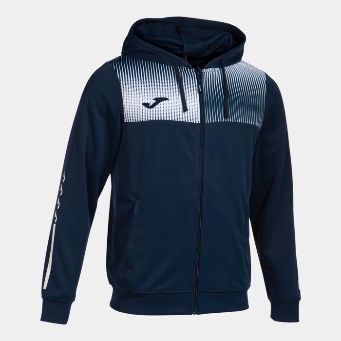 SUPERNOVA IV ZIP-UP HOODIE NAVY WHITE Thumbnail