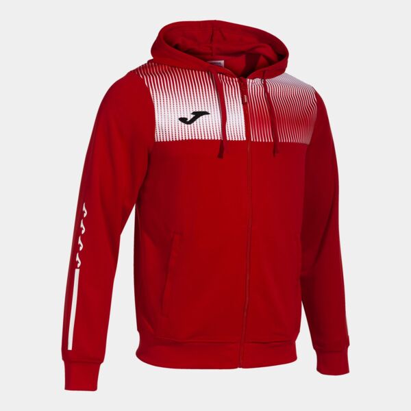 SUPERNOVA IV ZIP-UP HOODIE RED WHITE Thumbnail