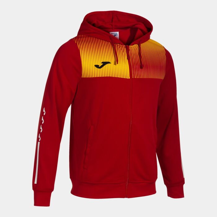 SUPERNOVA IV ZIP-UP HOODIE RED YELLOW Thumbnail