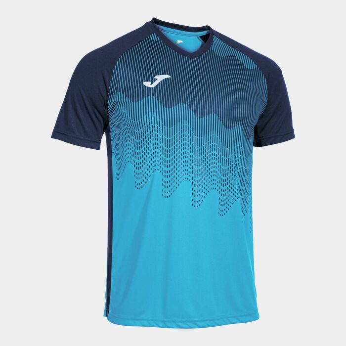 TIGER VI SHORT SLEEVE T-SHIRT FLUOR TURQUOISE NAVY Thumbnail