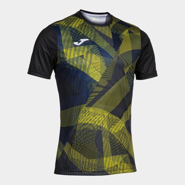 PRO TEAM SHORT SLEEVE T-SHIRT BLACK YELLOW Thumbnail