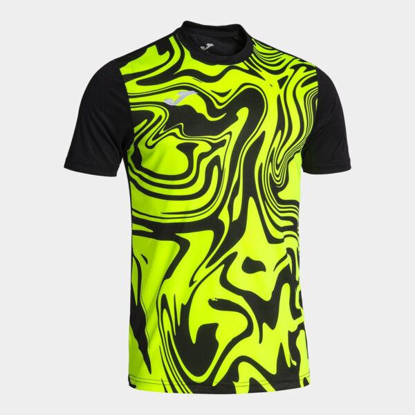 LION II SHORT SLEEVE T-SHIRT BLACK FLUOR YELLOW Thumbnail