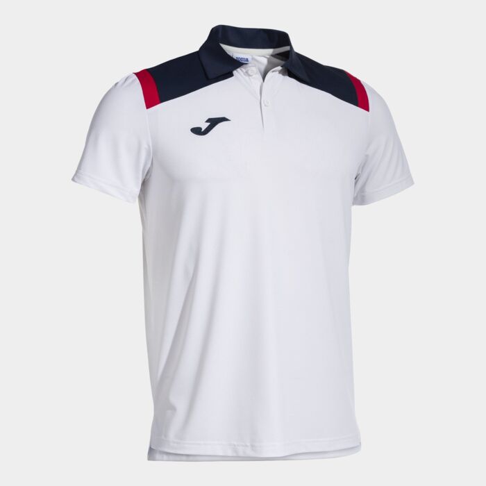 TOLEDO SHORT SLEEVE POLO WHITE NAVY Thumbnail