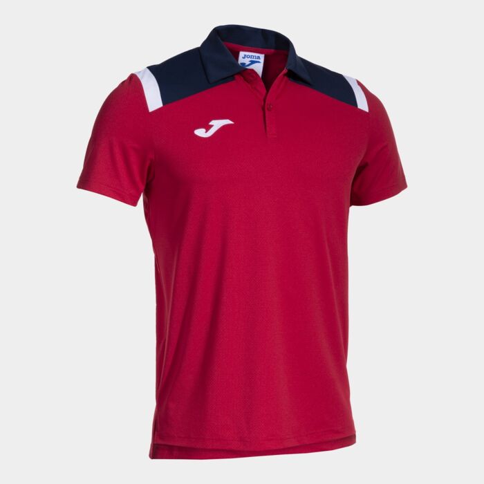 TOLEDO SHORT SLEEVE POLO RED NAVY Thumbnail