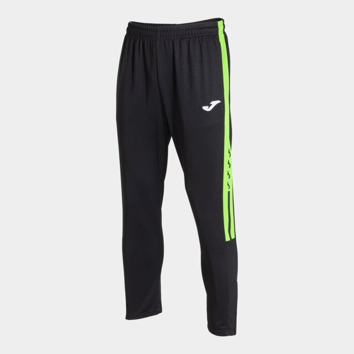 OLIMPIADA LONG PANTS BLACK FLUOR GREEN Thumbnail