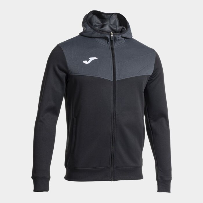 CAMPUS STREET ZIP-UP HOODIE BLACK Thumbnail
