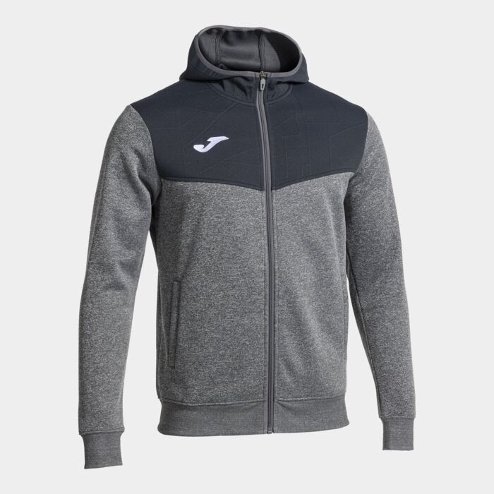 CAMPUS STREET ZIP-UP HOODIE MELANGE GREY Thumbnail