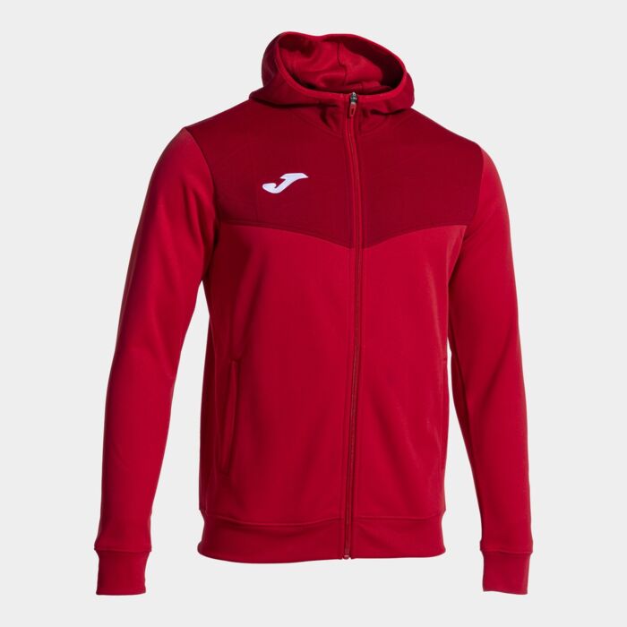 CAMPUS STREET ZIP-UP HOODIE RED Thumbnail