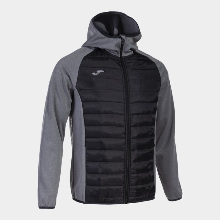 BERNA III SOFT SHELL MELANGE GREY BLACK Thumbnail