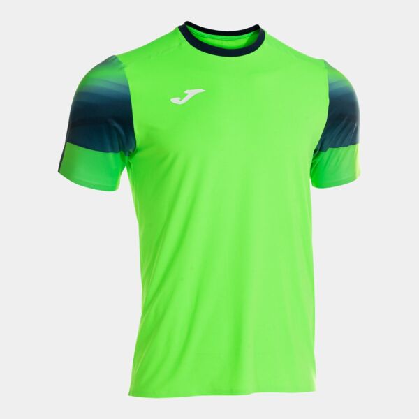 ELITE XI SHORT SLEEVE T-SHIRT FLUOR GREEN NAVY Thumbnail