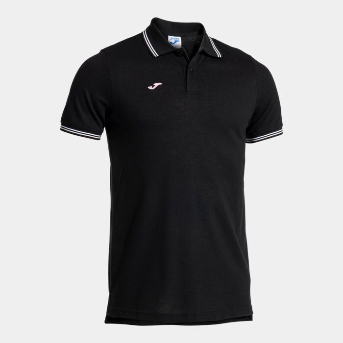 CONFORT CLASSIC SHORT SLEEVE POLO BLACK PINK Thumbnail