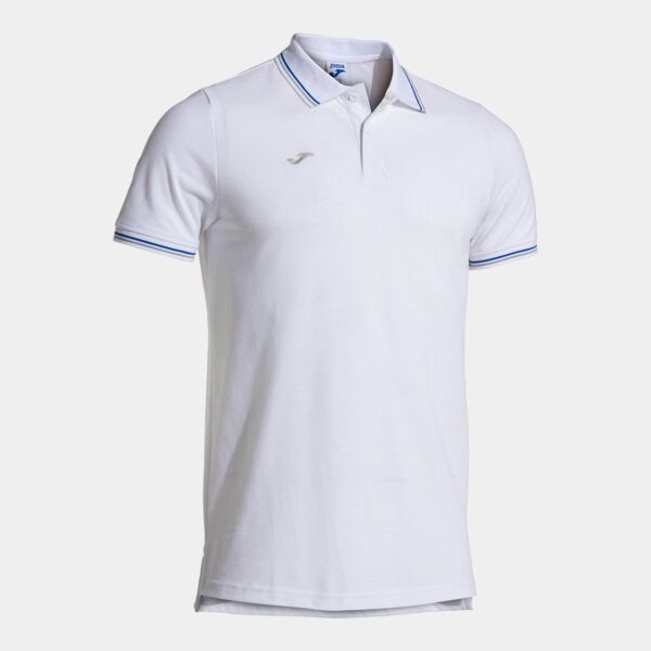 CONFORT CLASSIC SHORT SLEEVE POLO WHITE ROYAL Thumbnail