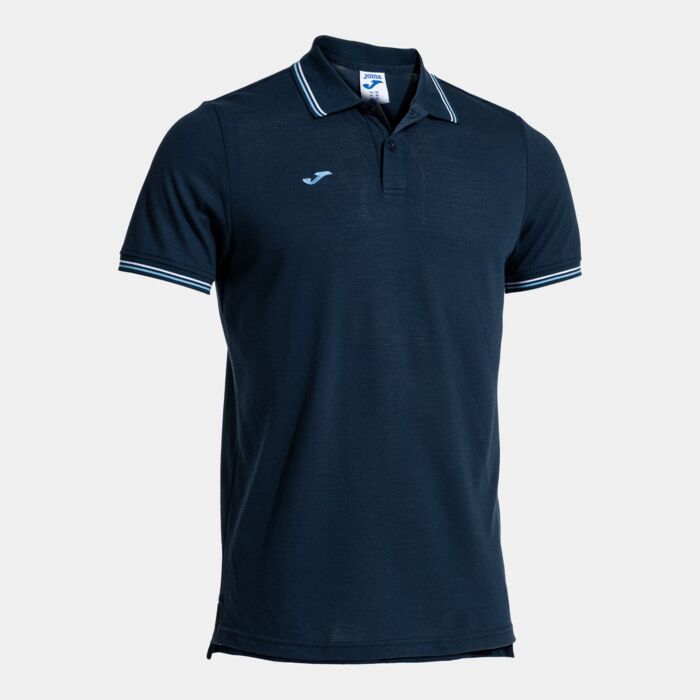 CONFORT CLASSIC SHORT SLEEVE POLO NAVY SKY BLUE Thumbnail