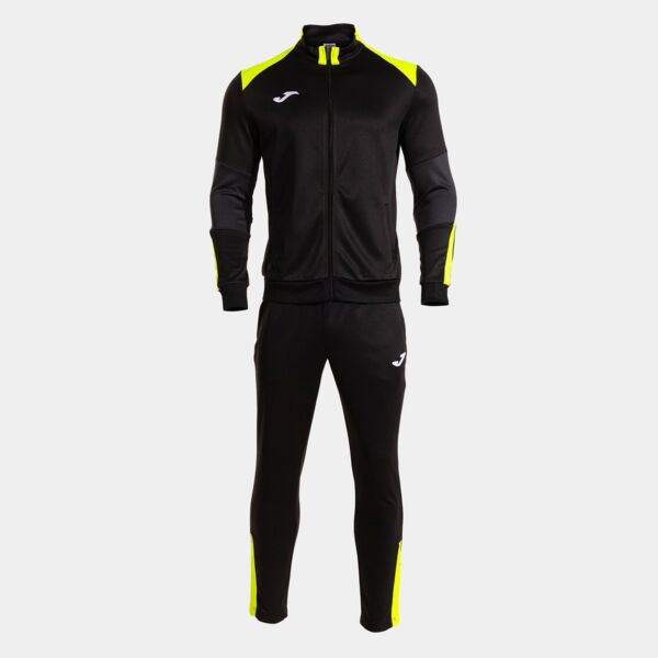 DANUBIO TRACKSUIT BLACK FLUOR YELLOW Thumbnail