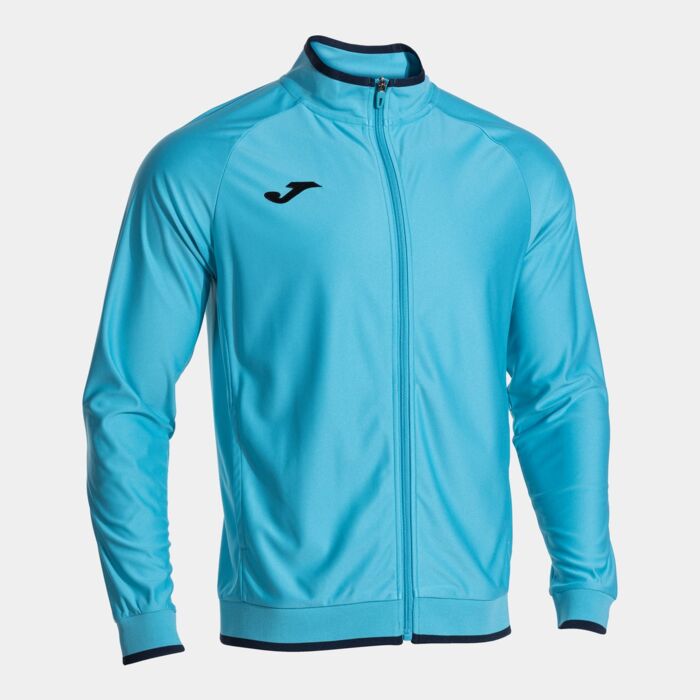 VICTORY II FULL ZIP SWEATSHIRT FLUOR TURQUOISE NAVY BLUE Thumbnail
