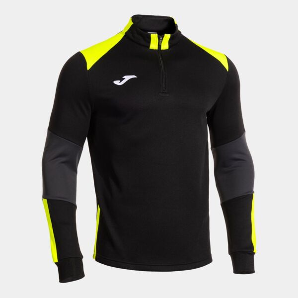 DANUBIO SWEATSHIRT BLACK FLUOR YELLOW Thumbnail
