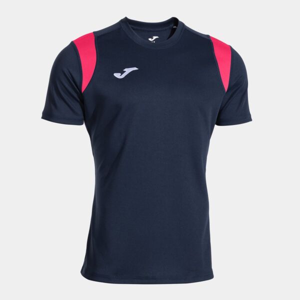 STIMULUS SHORT SLEEVE T-SHIRT NAVY BLUE PINK Thumbnail