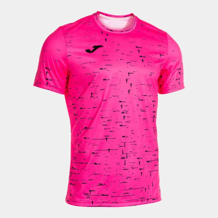 PERFORMANCE SHORT SLEEVE T-SHIRT FLUOR PINK BLACK Thumbnail