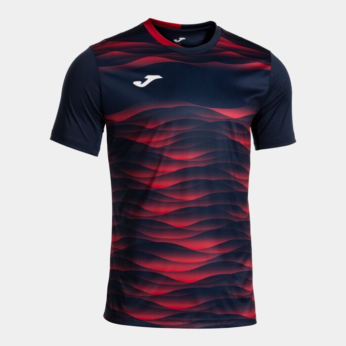 PERFORMANCE SHORT SLEEVE T-SHIRT NAVY BLUE RED Thumbnail