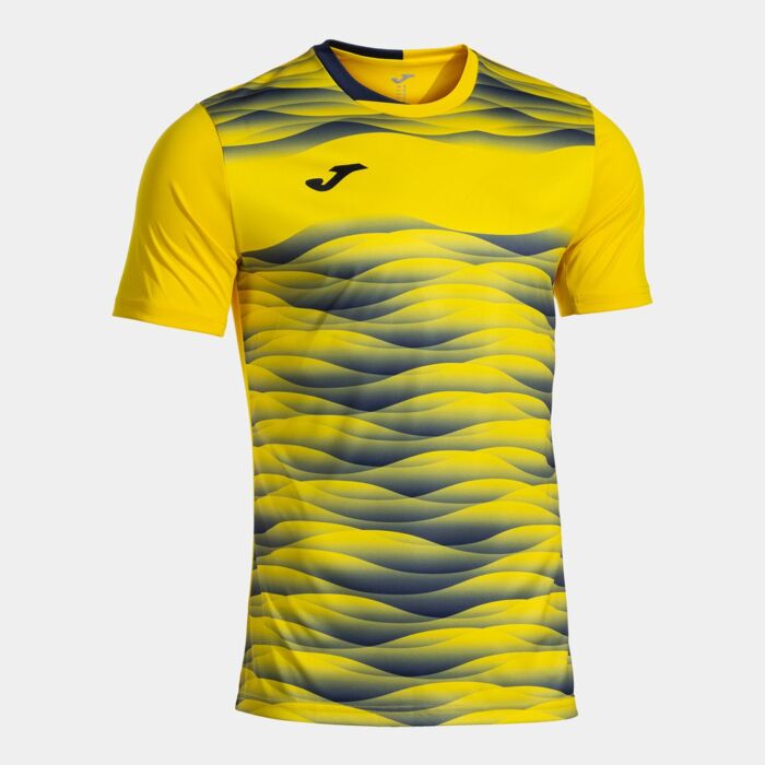 PERFORMANCE SHORT SLEEVE T-SHIRT YELLOW NAVY BLUE Thumbnail