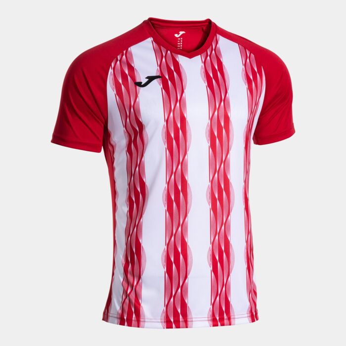 PERFORMANCE SHORT SLEEVE T-SHIRT RED WHITE Thumbnail