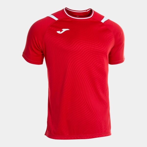 PERFORMANCE SHORT SLEEVE T-SHIRT RED WHITE Thumbnail