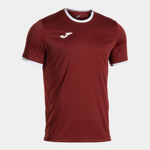 COMBI PREMIUM SHORT SLEEVE T-SHIRT BURGUNDY WHITE Thumbnail