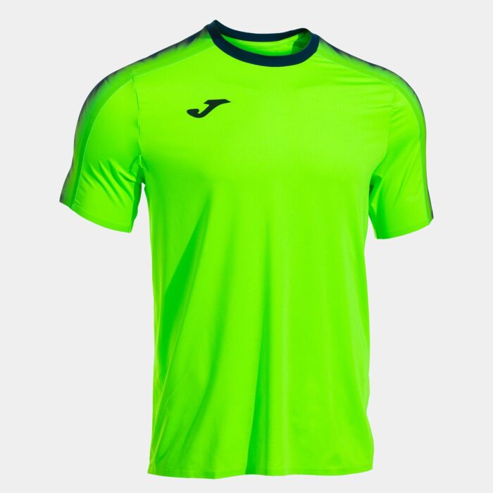 ELITE XI SHORT SLEEVE T-SHIRT FLUOR GREEN NAVY BLUE Thumbnail