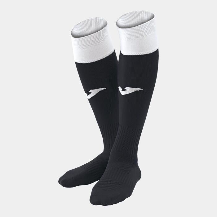 FOOTBALL SOCKS CALCIO 24 BLACK-WHITE  -PACK 4- Thumbnail
