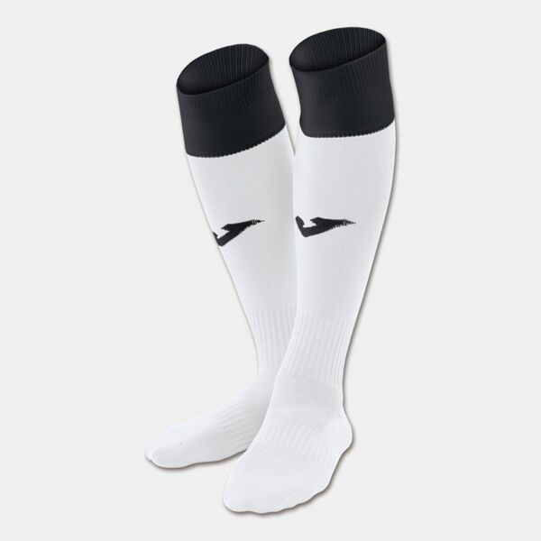 FOOTBALL SOCKS CALCIO 24 WHITE-BLACK -PACK 4- Thumbnail