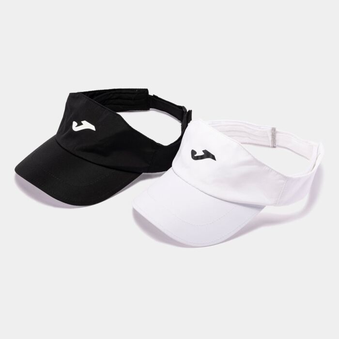 TORNEO VISOR CAP BLACK WHITE Thumbnail