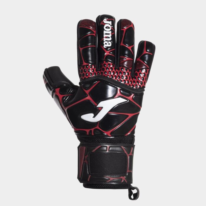 GK- PRO GOALKEEPER GLOVES BLACK RED Thumbnail