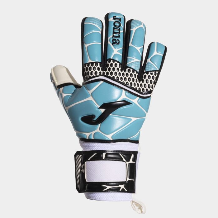 GK- PRO GOALKEEPER GLOVES WHITE TURQUOISE Thumbnail
