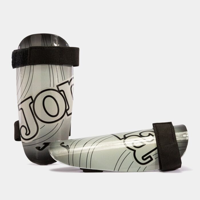 DEFENSE SHIN GUARDS WHITE BLACK Thumbnail
