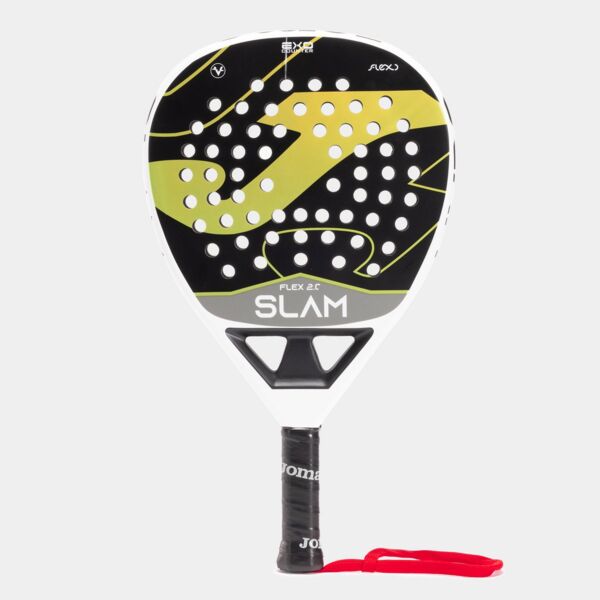 SLAM FLEX PADDLE RACKET GREEN WHITE Thumbnail