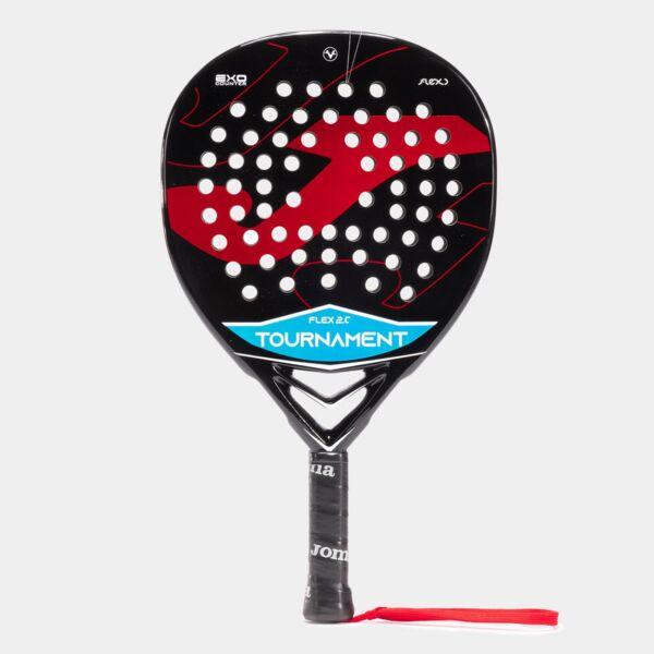 TOURNAMENT FLEX PADDLE RACKET BLACK RED Thumbnail