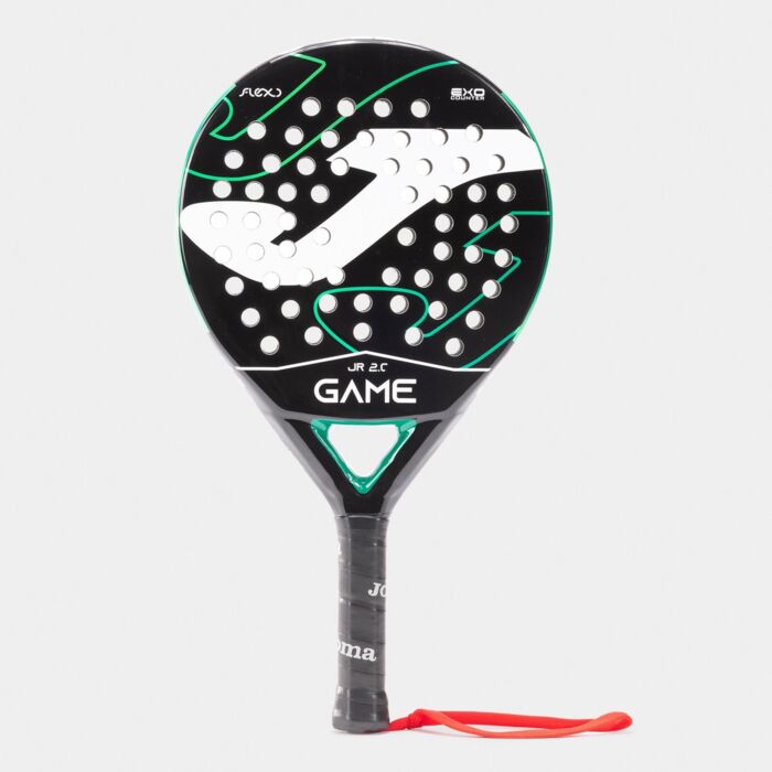 GAME JR PADDLE RACKET BLACK TURQUOISE Thumbnail