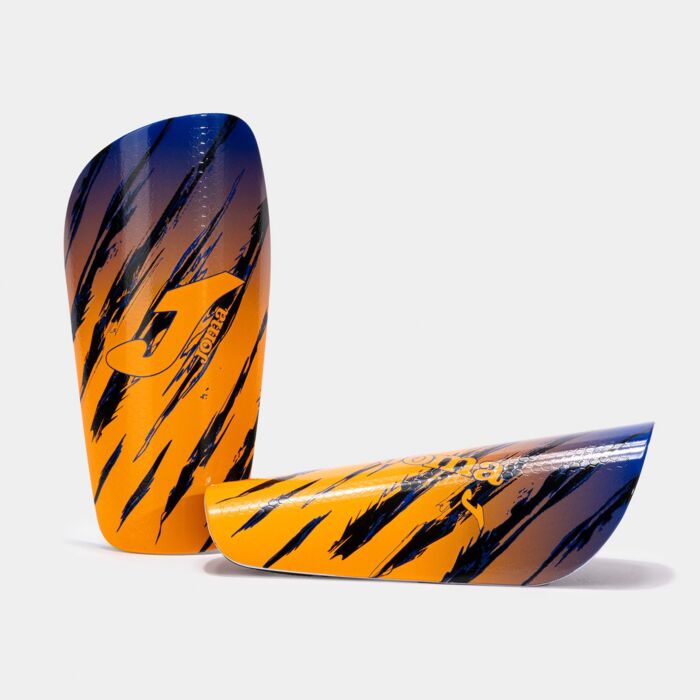 SPIDER SHIN GUARDS FLUOR ORANGE ROYAL BLUE Thumbnail