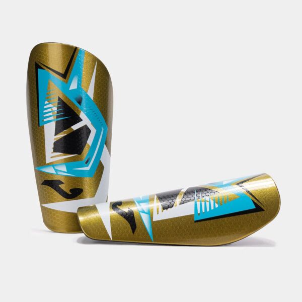 J-PRO SHIN GUARDS GOLD FLUOR TURQUOISE Thumbnail