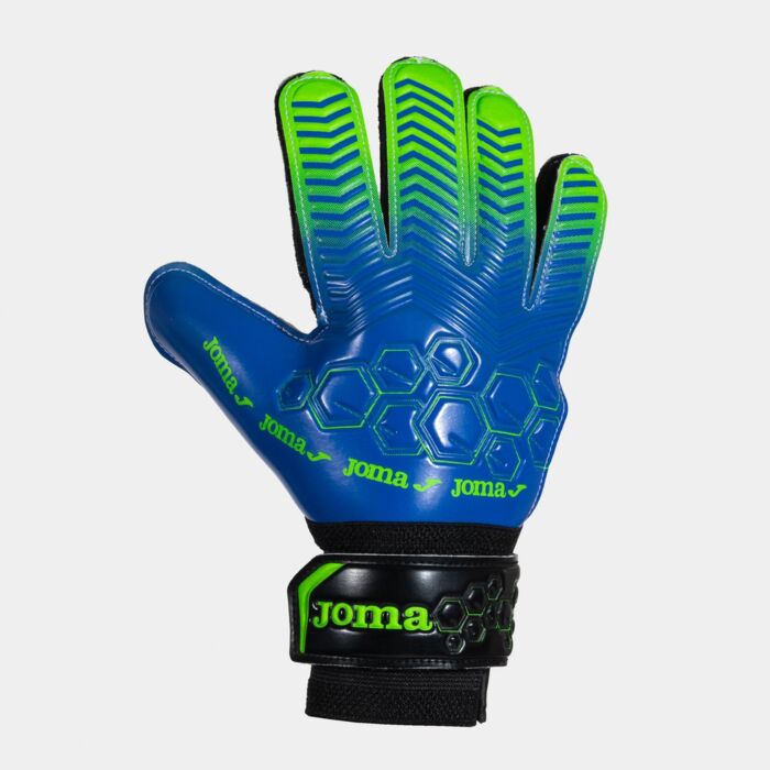 CALCIO GOALKEEPER GLOVES ROYAL BLUE FLUOR GREEN Thumbnail