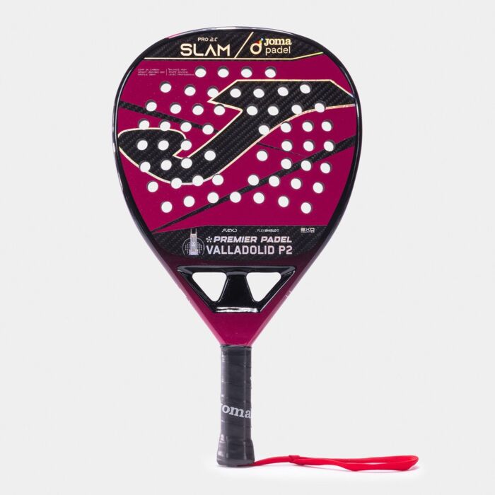 SLAM PRO PREMIER PÁDEL PADDLE RACKET BLACK PINK Thumbnail
