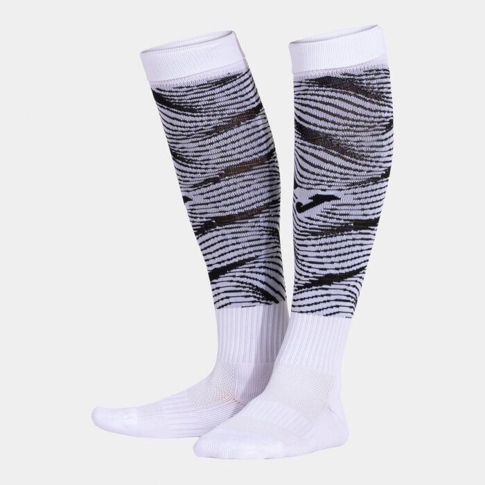 PREMIER III SOCKS WHITE BLACK Thumbnail