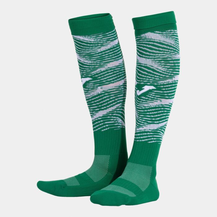 PREMIER III SOCKS GREEN WHITE Thumbnail
