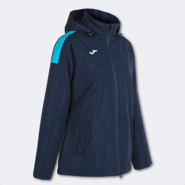 ANORAK TRIVOR NAVY BLUE TURQUOISE FLUORESCENT Thumbnail