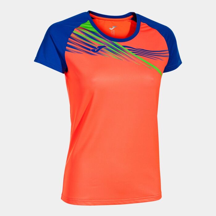 ELITE X SHORT SLEEVE T-SHIRT FLUOR CORAL ROYAL Thumbnail