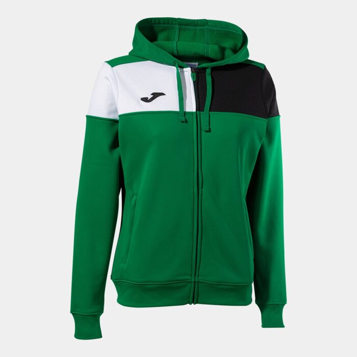 CREW V ZIP-UP HOODIE GREEN BLACK WHITE Thumbnail